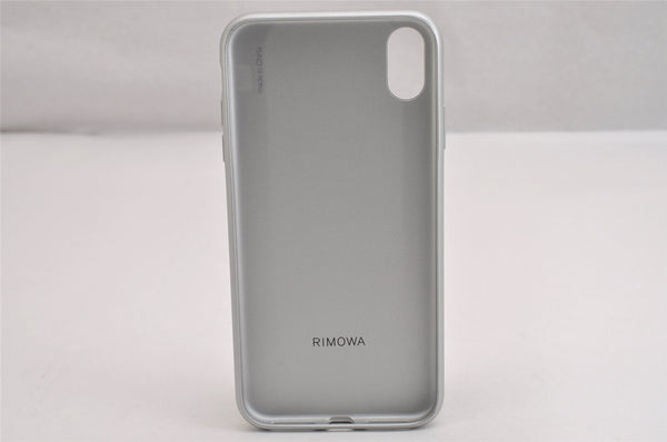 Authentic RIMOWA Groove Aluminum iPhone Xs Max Case Silver New 4Set Box 2552I