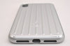 Authentic RIMOWA Groove Aluminum iPhone Xs Max Case Silver New 4Set Box 2552I