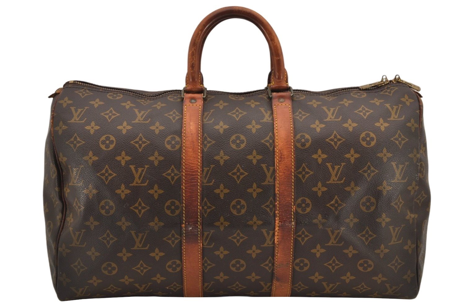 Authentic Louis Vuitton Monogram Keepall 45 Travel Boston Bag M41428 LV 2552K