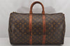 Authentic Louis Vuitton Monogram Keepall 45 Travel Boston Bag M41428 LV 2552K