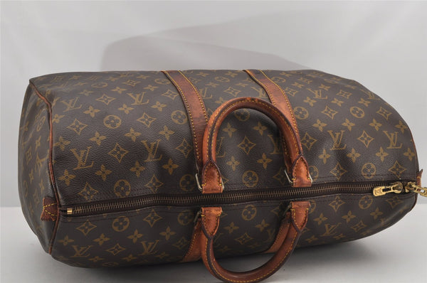 Authentic Louis Vuitton Monogram Keepall 45 Travel Boston Bag M41428 LV 2552K