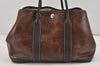 Authentic HERMES Garden Party TPM 2Way Shoulder Tote Bag Leather Brown 2553K