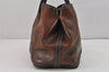 Authentic HERMES Garden Party TPM 2Way Shoulder Tote Bag Leather Brown 2553K