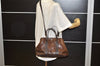 Authentic HERMES Garden Party TPM 2Way Shoulder Tote Bag Leather Brown 2553K