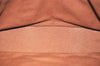 Authentic HERMES Vintage Fourre Tout MM Hand Tote Bag Canvas Brown 2554I