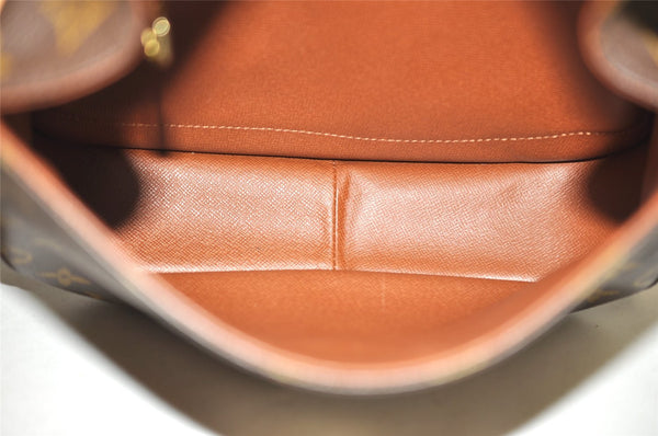 Authentic Louis Vuitton Monogram Saint Cloud GM M51242 Shoulder Cross Bag 2555I