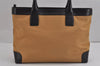 Authentic GUCCI Web Sherry Line Shoulder Tote Bag Canvas Leather Beige 2555J