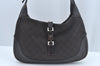 Authentic GUCCI Jackie Shoulder Hand Bag GG Canvas Leather 00963 Brown 2556J