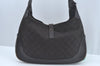 Authentic GUCCI Jackie Shoulder Hand Bag GG Canvas Leather 00963 Brown 2556J