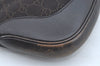 Authentic GUCCI Jackie Shoulder Hand Bag GG Canvas Leather 00963 Brown 2556J