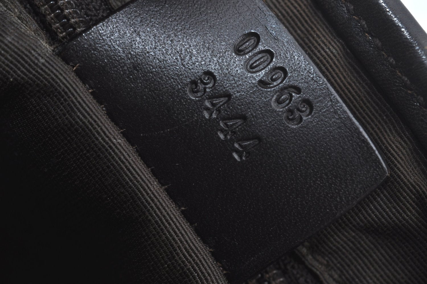 Authentic GUCCI Jackie Shoulder Hand Bag GG Canvas Leather 00963 Brown 2556J