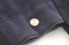 Authentic HERMES Vintage Fourre Tout MM Hand Tote Bag Canvas Navy 2556K