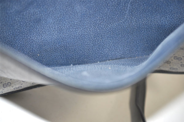 Authentic GUCCI Micro GG PVC Leather Shoulder Cross Body Bag Purse Navy 2557I