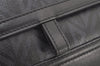 Authentic Christian Dior Hit The Road 2Way Briefcase PVC Leather Black 2557K