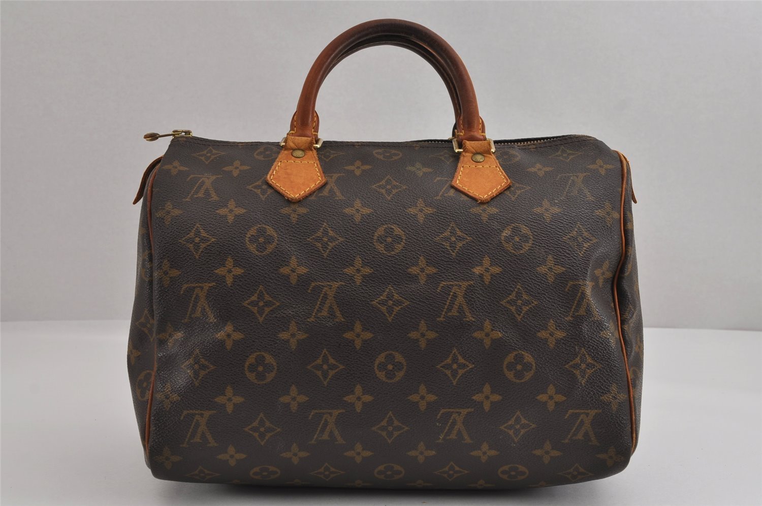 Authentic Louis Vuitton Monogram Speedy 30 Hand Boston Bag M41526 LV 2558J