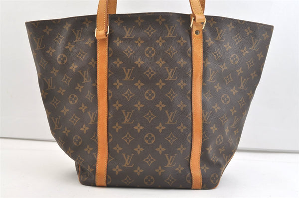 Authentic Louis Vuitton Monogram Sac Shopping PM Tote Bag M51108 LV Junk 2558K