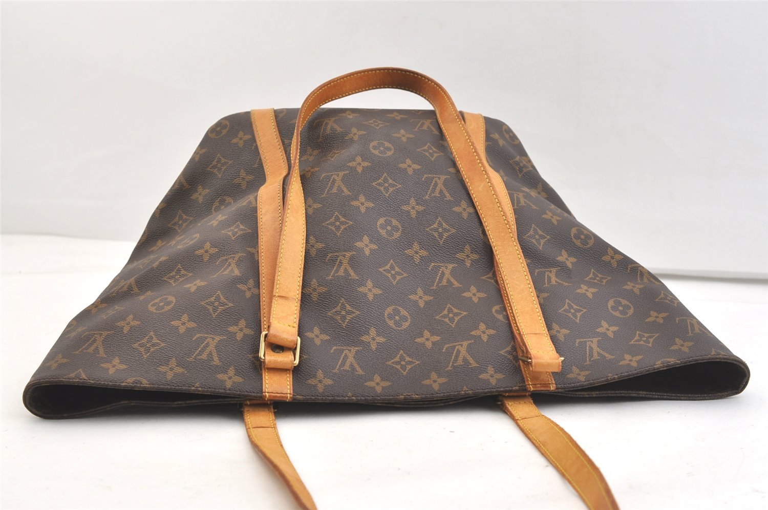 Authentic Louis Vuitton Monogram Sac Shopping PM Tote Bag M51108 LV Junk 2558K