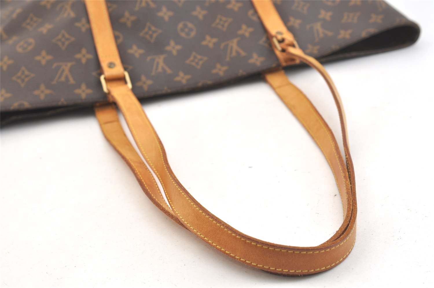 Authentic Louis Vuitton Monogram Sac Shopping PM Tote Bag M51108 LV Junk 2558K