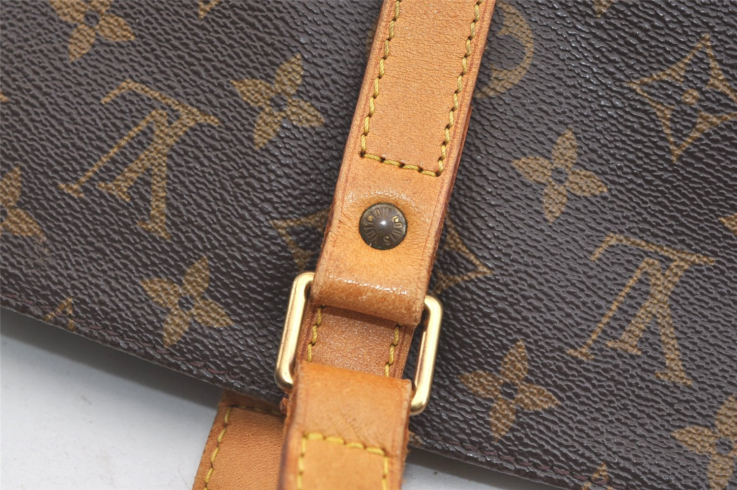 Authentic Louis Vuitton Monogram Sac Shopping PM Tote Bag M51108 LV Junk 2558K