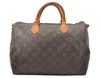 Authentic Louis Vuitton Monogram Speedy 30 Hand Boston Bag M41526 LV 2559J