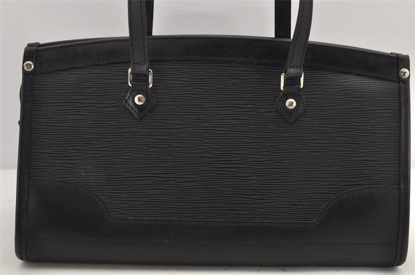 Authentic Louis Vuitton Epi Madeleine PM Shoulder Bag Black M59332 LV 2559K