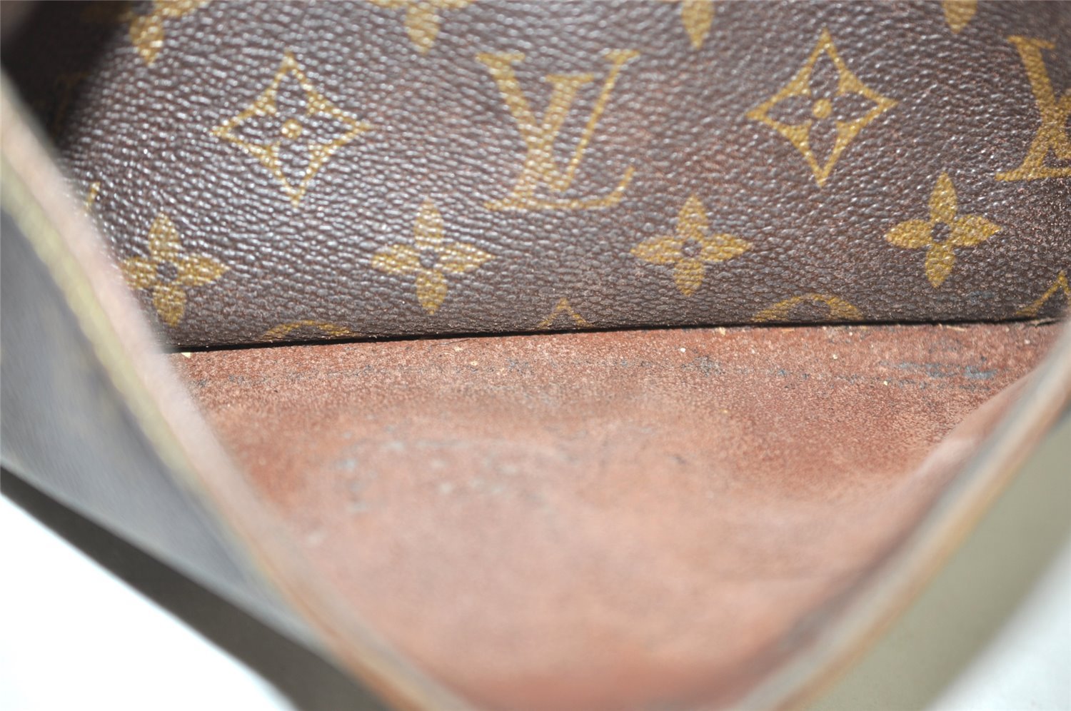 Authentic Louis Vuitton Monogram Compiegne 23 Clutch Hand Bag M51847 Junk 2561I