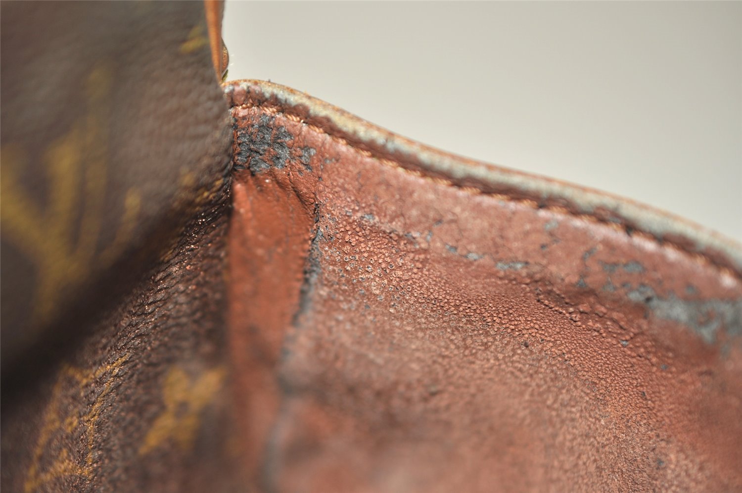 Authentic Louis Vuitton Monogram Compiegne 23 Clutch Hand Bag M51847 Junk 2561I