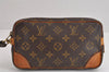 Authentic Louis Vuitton Monogram Marly Dragonne PM M51827 Clutch Hand Bag 2561J