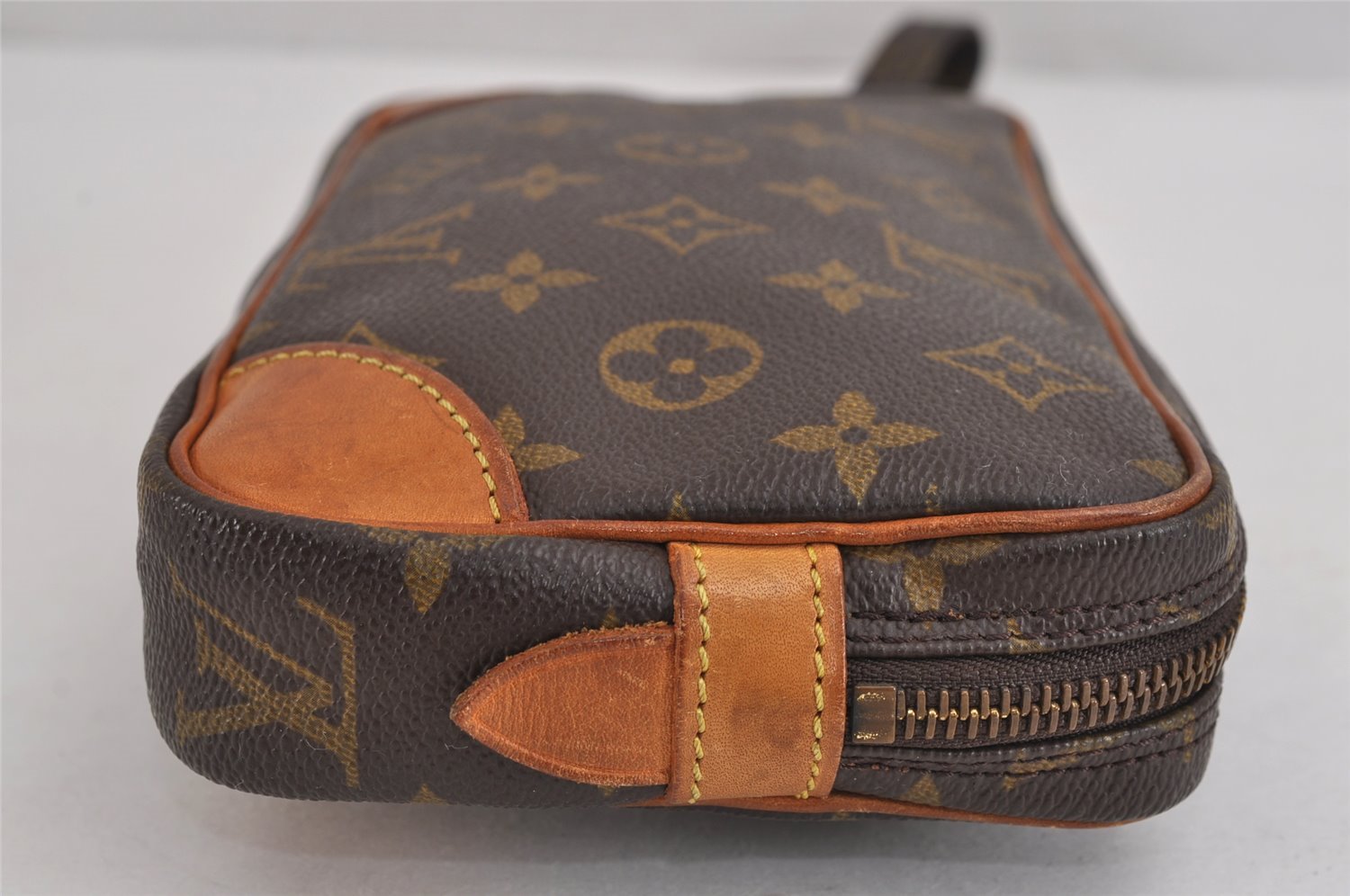 Authentic Louis Vuitton Monogram Marly Dragonne PM M51827 Clutch Hand Bag 2561J