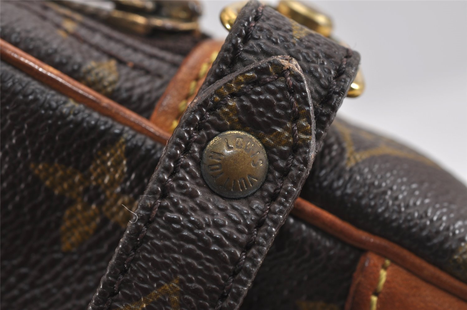 Authentic Louis Vuitton Monogram Marly Dragonne PM M51827 Clutch Hand Bag 2561J