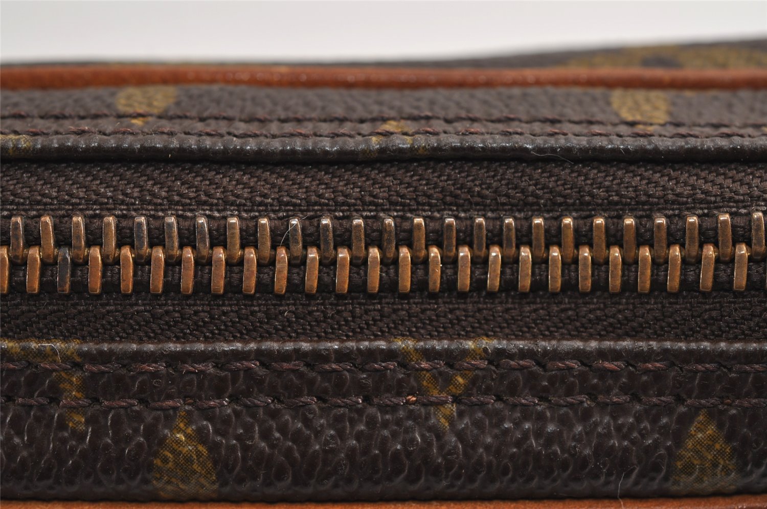 Authentic Louis Vuitton Monogram Marly Dragonne PM M51827 Clutch Hand Bag 2561J