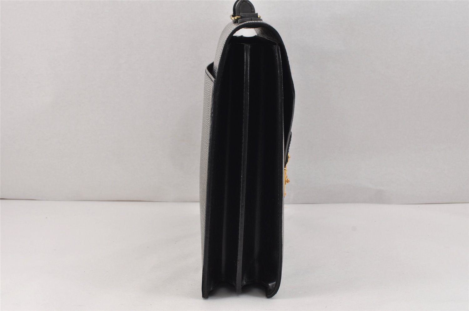 Authentic Louis Vuitton Epi Serviette Conseiller Briefcase Black M54422 LV 2561K