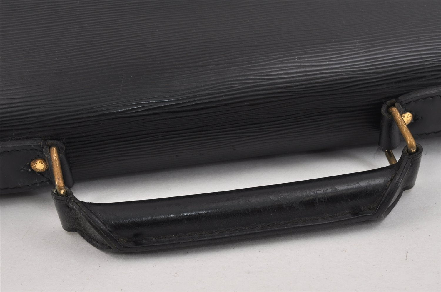 Authentic Louis Vuitton Epi Serviette Conseiller Briefcase Black M54422 LV 2561K