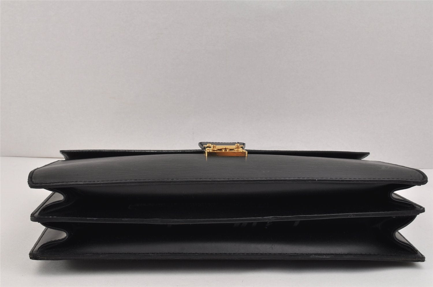 Authentic Louis Vuitton Epi Serviette Conseiller Briefcase Black M54422 LV 2561K