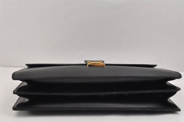 Authentic Louis Vuitton Epi Serviette Conseiller Briefcase Black M54422 LV 2561K