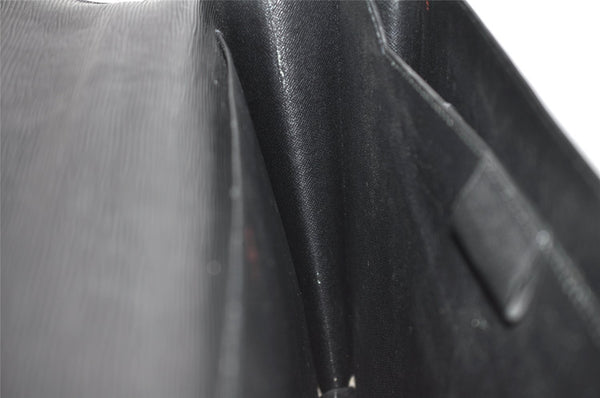 Authentic Louis Vuitton Epi Serviette Conseiller Briefcase Black M54422 LV 2561K