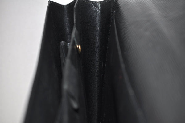 Authentic Louis Vuitton Epi Serviette Conseiller Briefcase Black M54422 LV 2561K