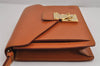 Authentic Louis Vuitton Epi Sellier Dragonne Clutch Bag Brown M52618 LV 2562J
