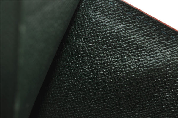 Authentic Louis Vuitton Epi Sellier Dragonne Clutch Bag Brown M52618 LV 2562J