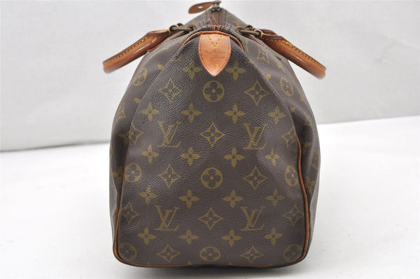 Authentic Louis Vuitton Monogram Speedy 35 Hand Boston Bag Old Model Junk 2562K