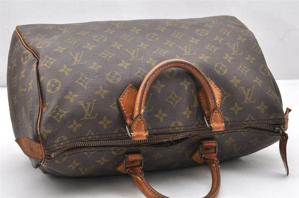 Authentic Louis Vuitton Monogram Speedy 35 Hand Boston Bag Old Model Junk 2562K