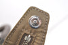 Authentic BURBERRY Vintage Nova Check Nylon Leather Hand Bag Khaki Green 2564K