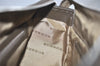 Authentic BURBERRY Vintage Nova Check Nylon Leather Hand Bag Khaki Green 2564K