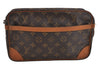 Authentic Louis Vuitton Monogram Compiegne 28 Clutch Hand Bag M51845 Junk 2565J