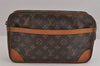 Authentic Louis Vuitton Monogram Compiegne 28 Clutch Hand Bag M51845 Junk 2565J