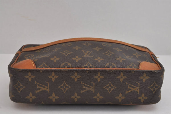 Authentic Louis Vuitton Monogram Compiegne 28 Clutch Hand Bag M51845 Junk 2565J