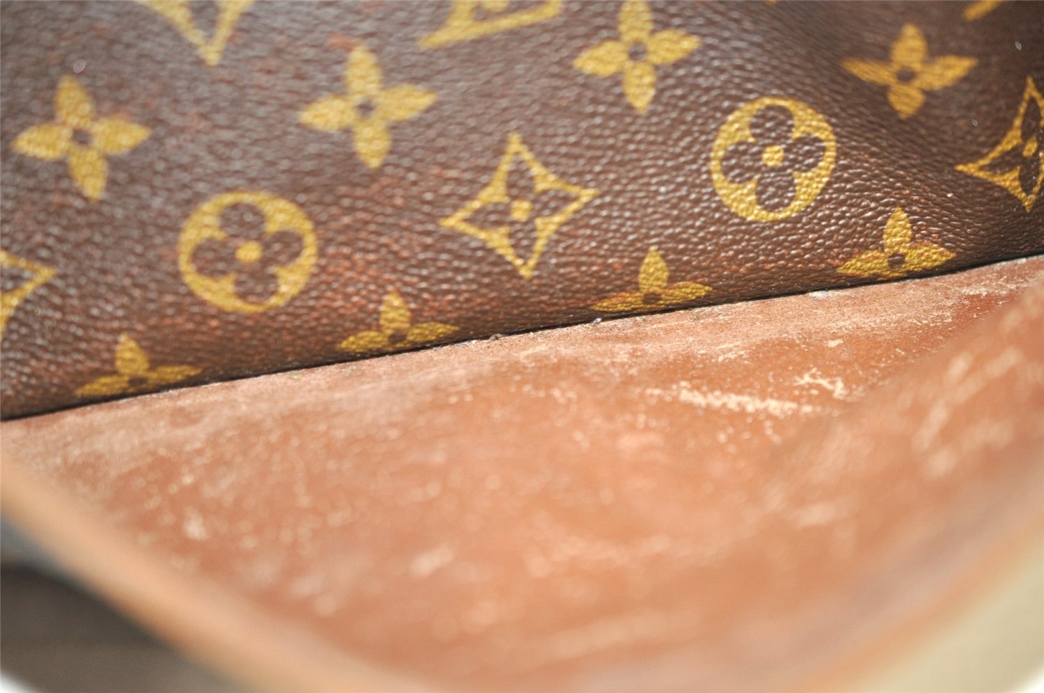 Authentic Louis Vuitton Monogram Compiegne 28 Clutch Hand Bag M51845 Junk 2565J