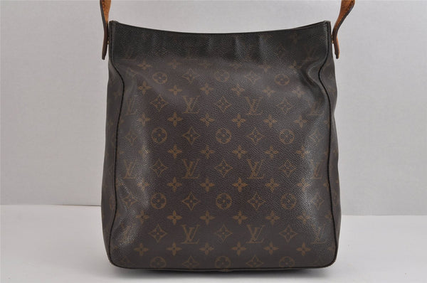 Authentic Louis Vuitton Monogram Looping GM Shoulder Bag M51145 LV 2566J