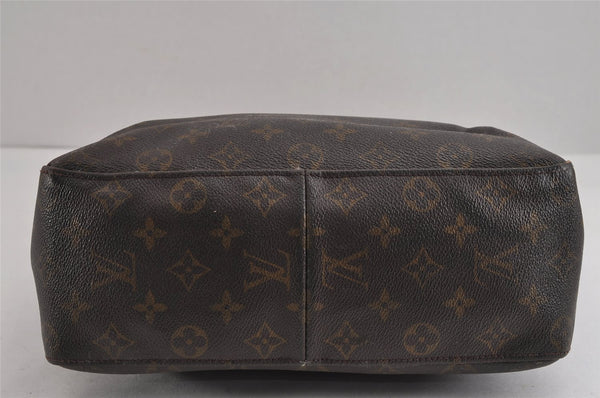 Authentic Louis Vuitton Monogram Looping GM Shoulder Bag M51145 LV 2566J