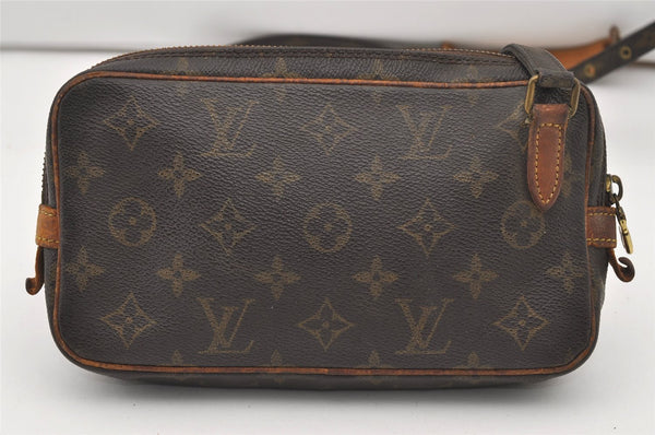 Auth Louis Vuitton Monogram Marly Bandouliere Shoulder Cross Bag M51828 LV 2567J